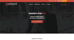Desktop Screenshot of justdeliverit.net